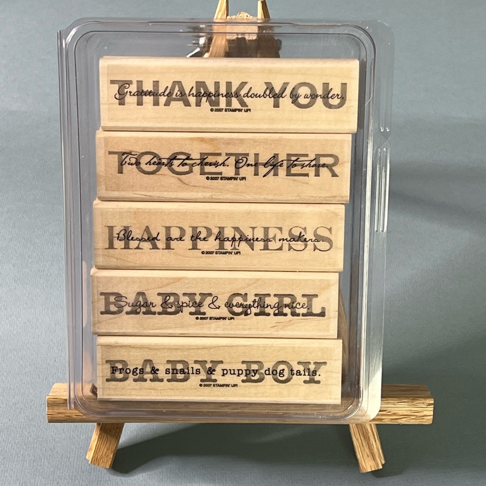Stampin’ Up! Word on Word - never used